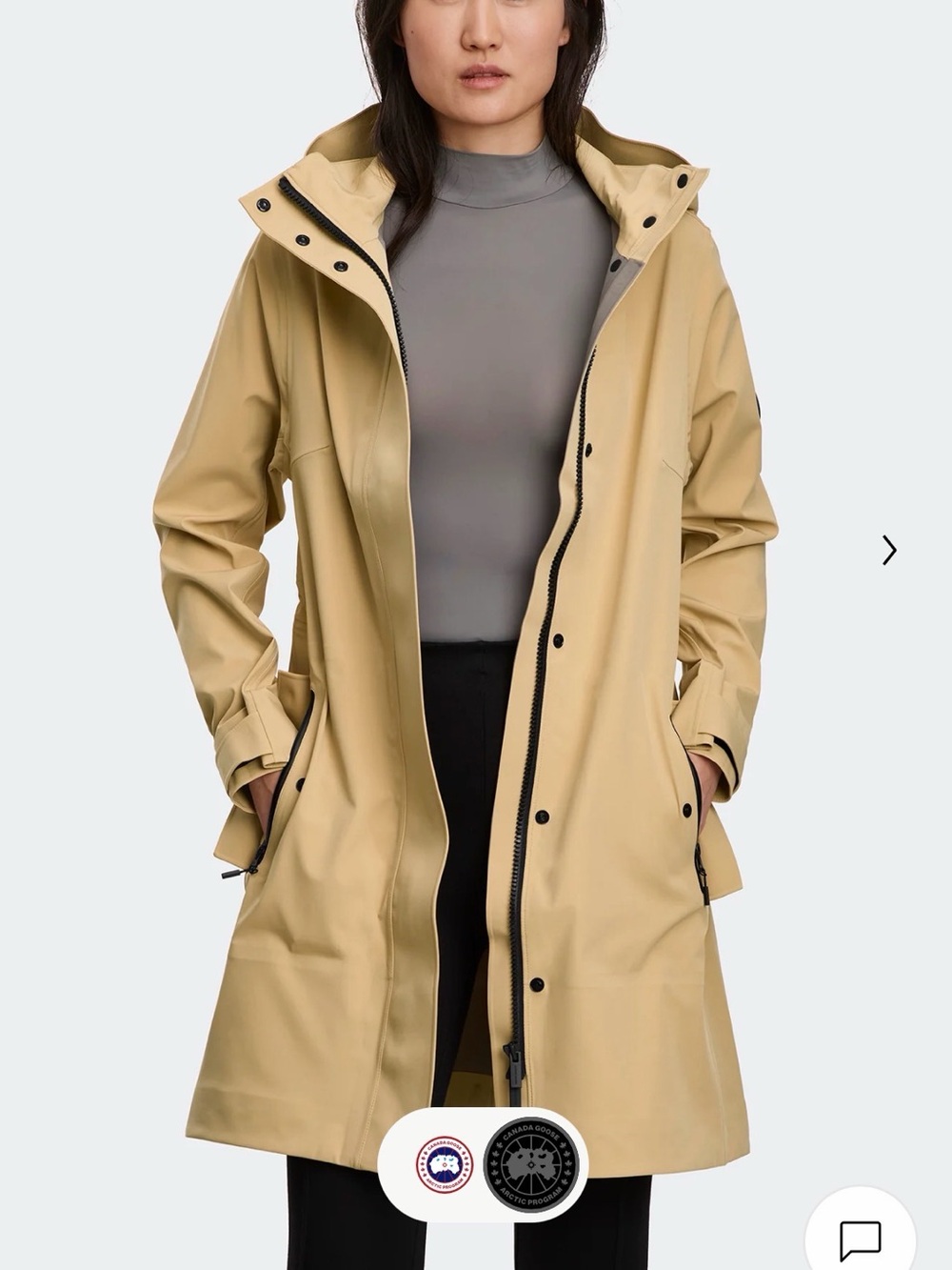 Canada Goose Womens Cardero Rain Jacket 2026. Worn Twice! Like New